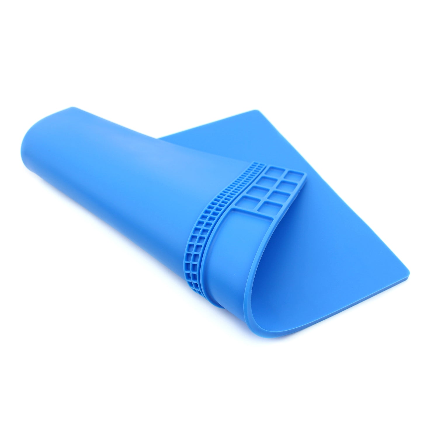 Soldering Station Pad Heat Insulation Silicone Mat Maintenance Platform for Phone Repair - Dark Blue