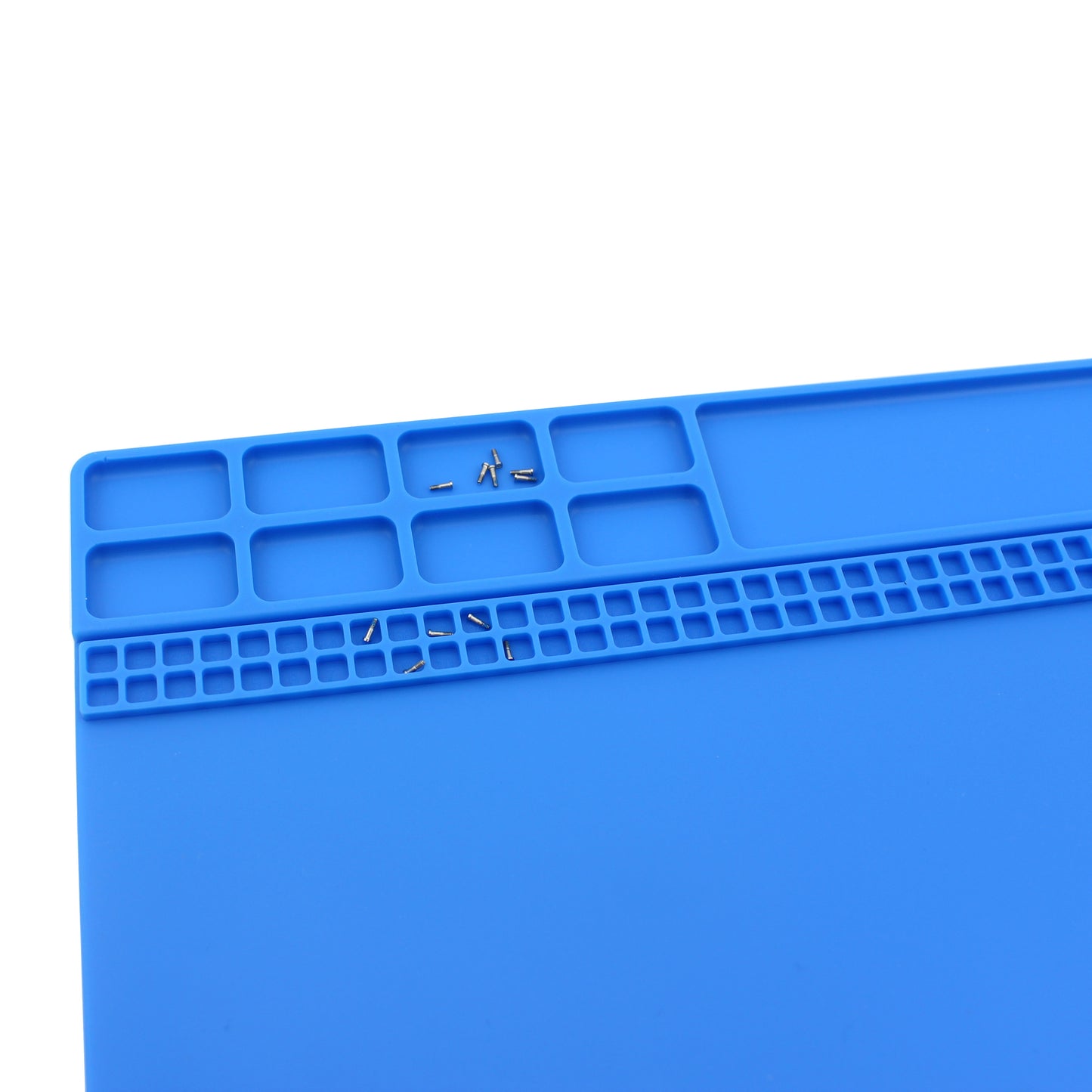 Soldering Station Pad Heat Insulation Silicone Mat Maintenance Platform for Phone Repair - Dark Blue