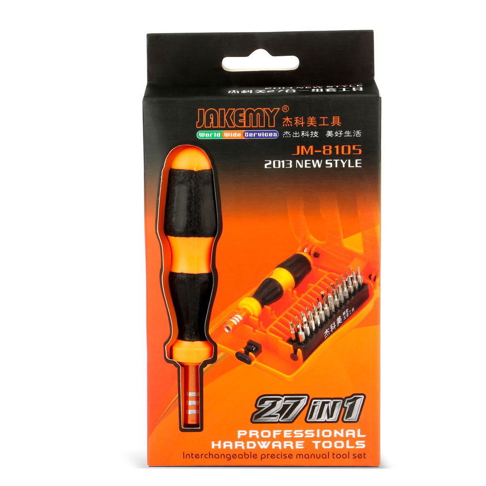 Jakemy 27-in-1 Cellphone Digital Repair Repairing Screwdriver Tool Kit (JM-8105)