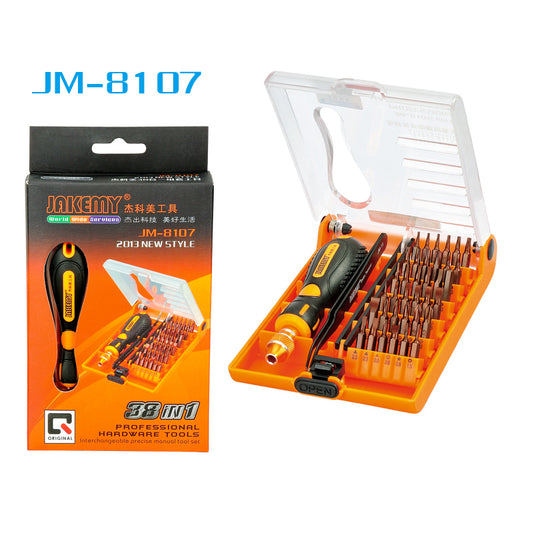 Jakemy JM-8107 38 in 1 Precision Screwdriver Bit Set Repair Kit