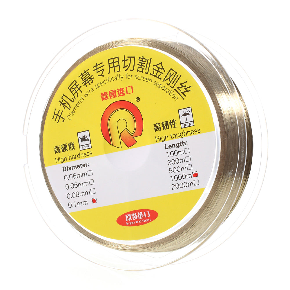 1000m Diamante Wire for Mobile Phone LCD Screen Separation - Diamater: 0.1mm