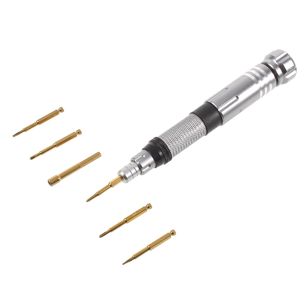 6-in-1 Professional Screwdriver Repair Tool Set for iPhone 7 - Silver Color