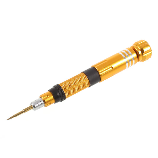 6-in-1 Precise Screwdriver Repair Tool Kit for iPhone 7 - Gold Color
