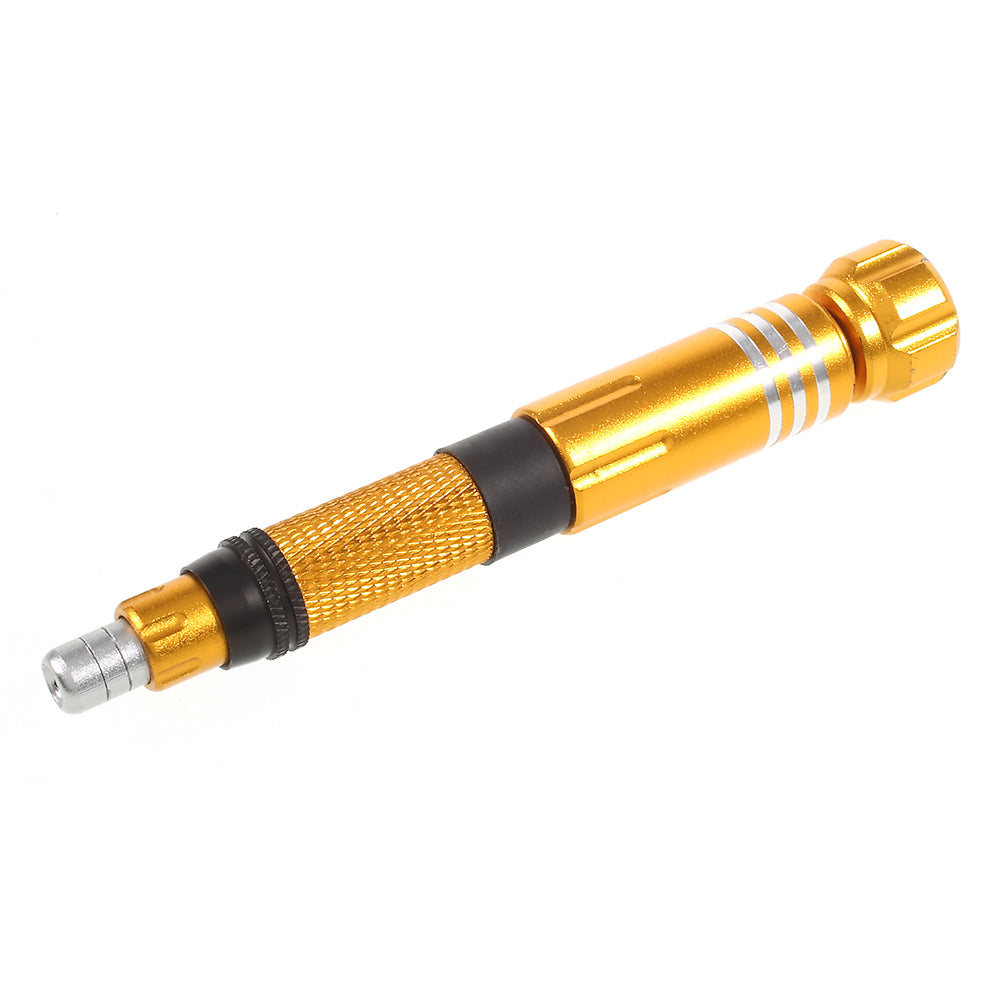 6-in-1 Precise Screwdriver Repair Tool Kit for iPhone 7 - Gold Color