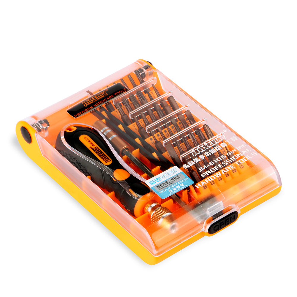 Jakemy JM-8106 38 in 1 Precision Screwdriver Set Disassemble Laptop Mobile Phone Repair Tools