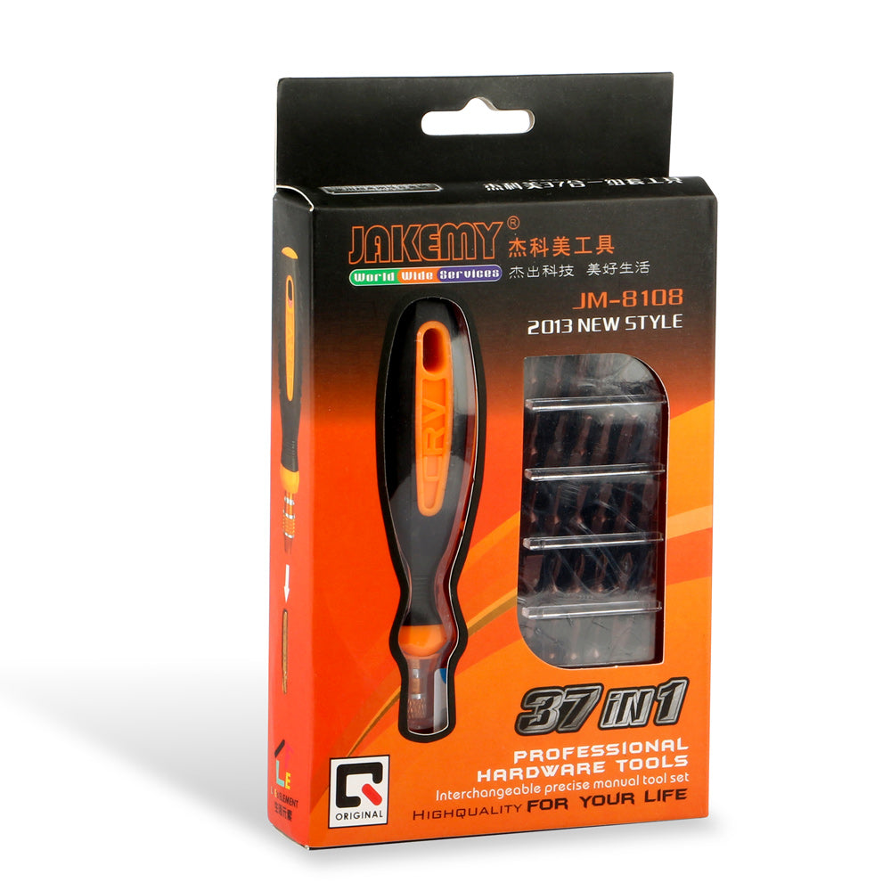 Jakemy JM-8108 37-in-1 Precision Repairing Screwdriver Professional Set Tools