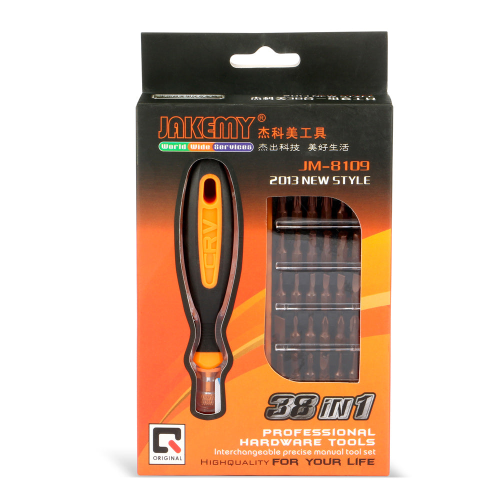 Jakemy JM-8109 38-in-1 Precision Screwdriver Set Repair Tools