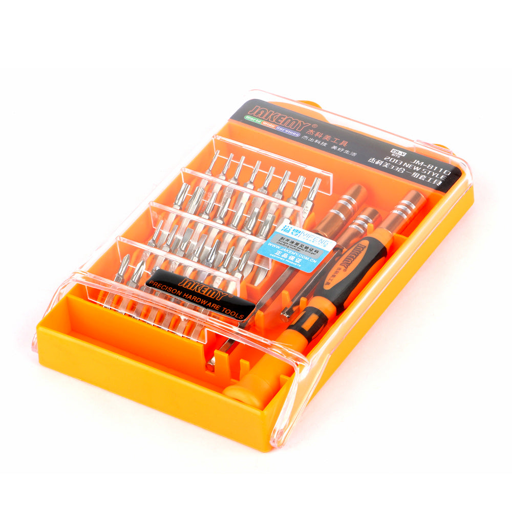 Jakemy JM-8110 33-in-1 Interchangeable Magnetic Screwdriver Kit Repairing Tools Set