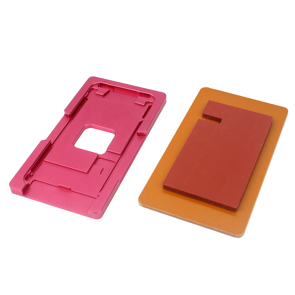 Uniqkart for iPhone 8 Front Screen Glass Lens with Frame Laminating Aligning Mould Kit