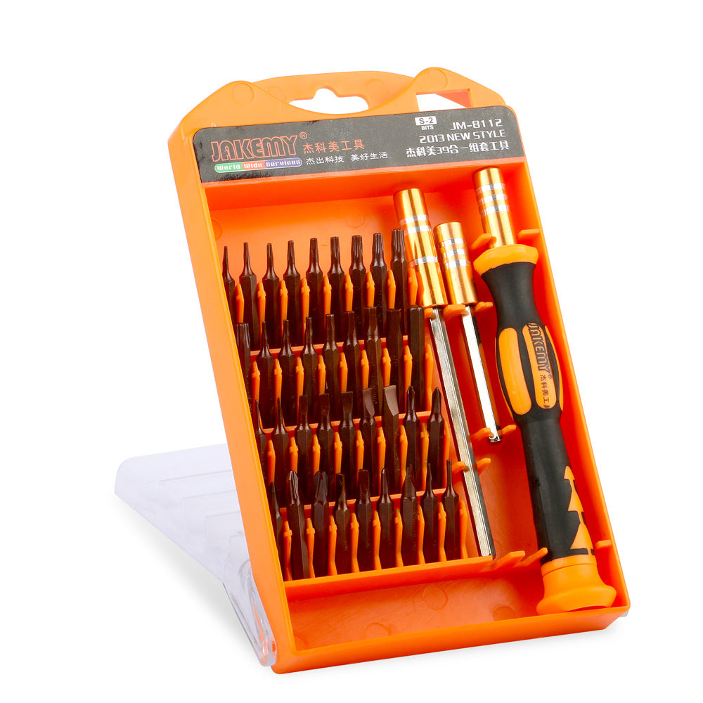 Jakemy JM-8112 39-In-1 Screwdriver Kit Digital Repairing Tools for Mobile Phone Computer