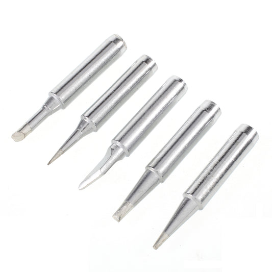 5Pcs/Set Solder Iron Tips Replaceable Soldering Tips for Soldering Rework Station