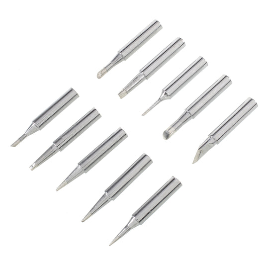 10Pcs/Set Solder Iron Tips Soldering Iron Tips for Soldering Rework Station