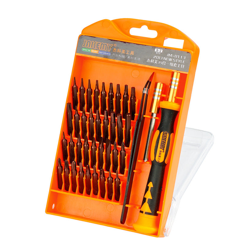 Jakemy 39-In-1 Screwdriver Set JM-8113 Digital Repairing Tools for Mobile Phone Computer