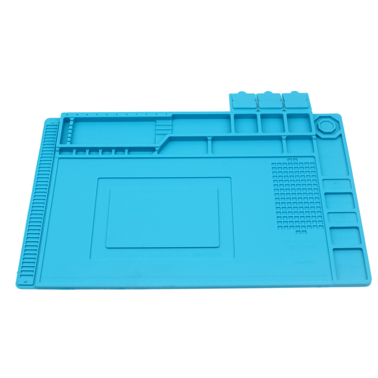 Soldering Station Mat Heat Insulation Silicone Pad Maintenance Platform for Phone Repair