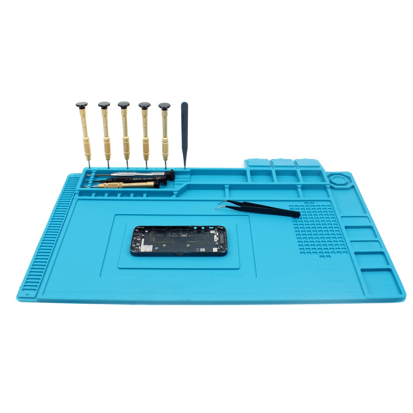 Soldering Station Mat Heat Insulation Silicone Pad Maintenance Platform for Phone Repair