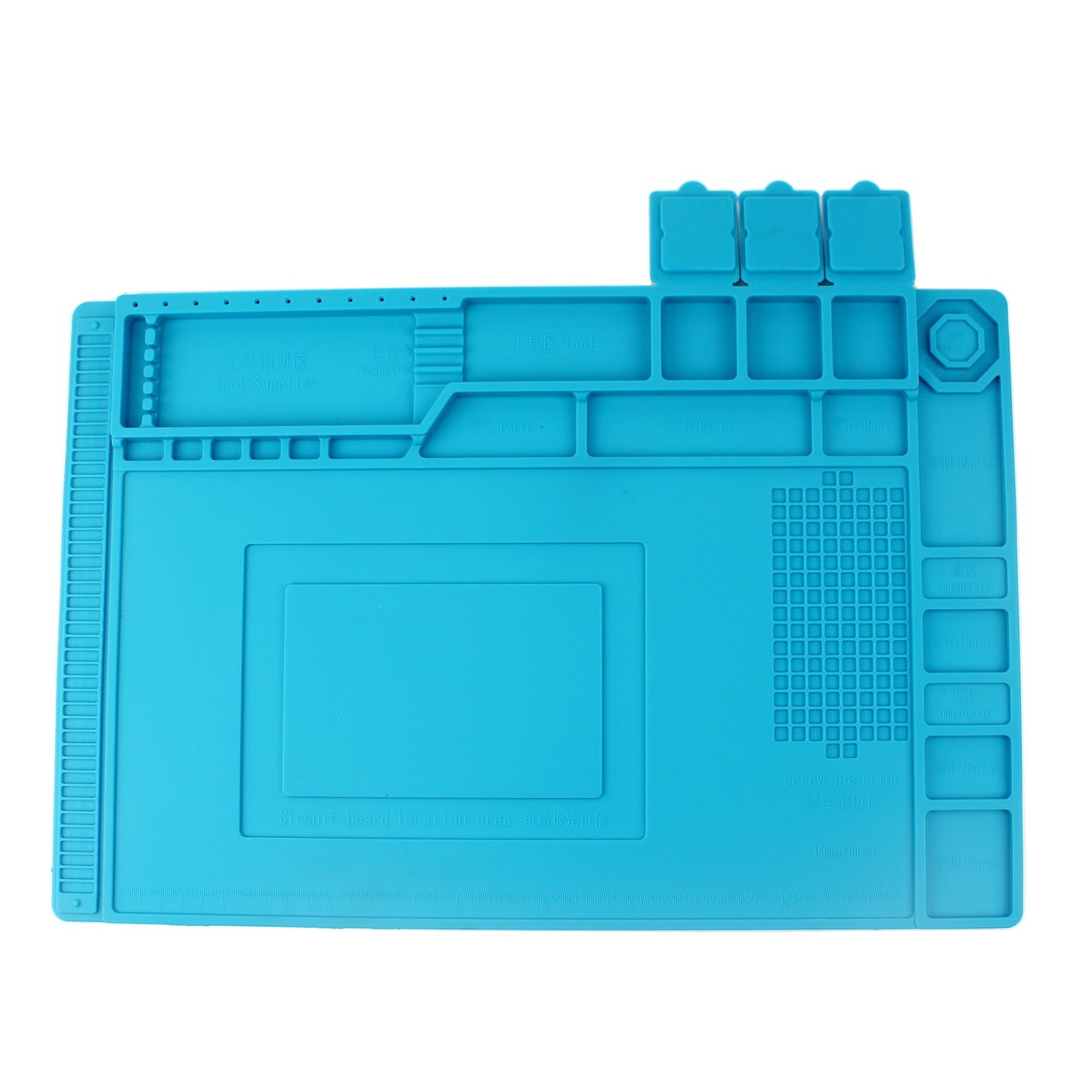 Soldering Station Mat Heat Insulation Silicone Pad Maintenance Platform for Phone Repair