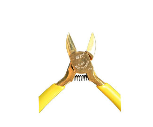 Uniqkart BST-602J Carbon Steel Diagonal Pliers Electronic Cable Cutting Clamp