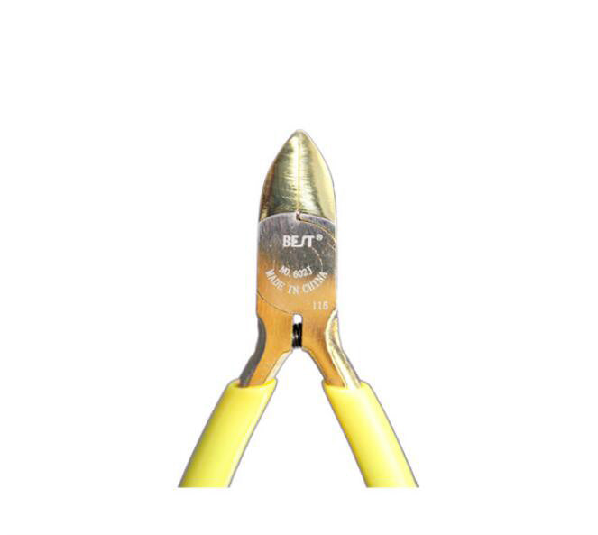 Uniqkart BST-602J Carbon Steel Diagonal Pliers Electronic Cable Cutting Clamp