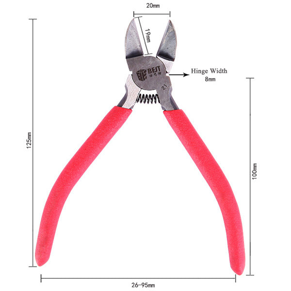 Uniqkart BST-21 Heavy Duty Electric Wire Cutting Pliers Cutter Shears Diagonal Side Cutting Pliers Nippers