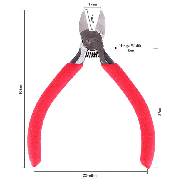 Uniqkart BST-2D Heavy Duty Diagonal Cutting Pliers for Electrical Wire Cable Cutting