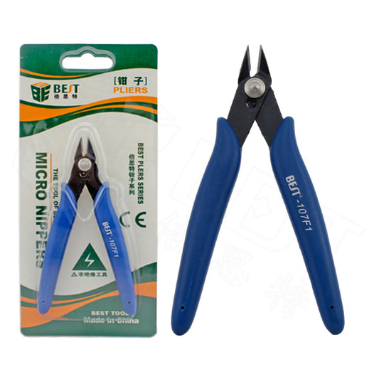 Uniqkart BST-107F1 Electrical Wire Cable Cutters Tool Mini Pliers for Microelectronic Repairing