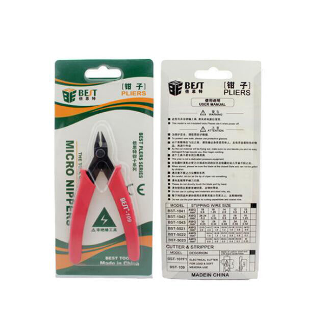 Best BST-109 Electronic Copper Wire Cutting Cable Cutter Diagonal Pliers
