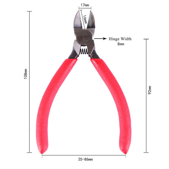 Uniqkart BST-4 Anti-slip Diagonal Side Cutting Pliers