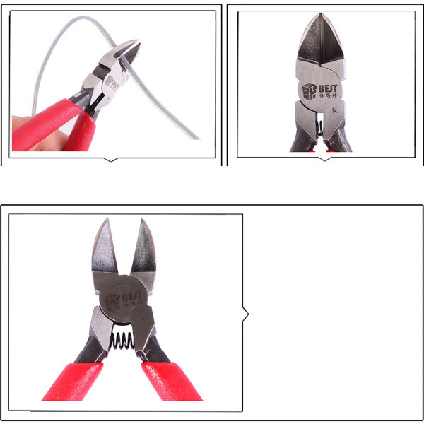 Uniqkart BST-4 Anti-slip Diagonal Side Cutting Pliers
