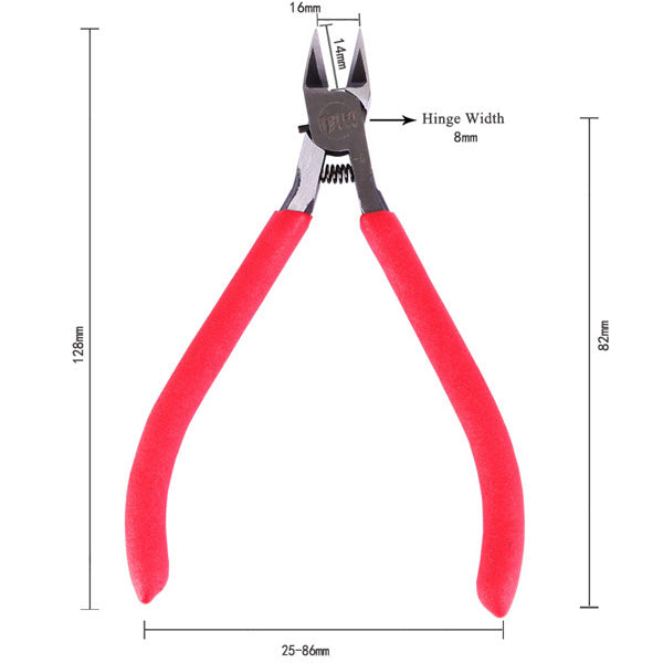 Uniqkart BST-5 Anti-slip Diagonal Side Cutting Pliers