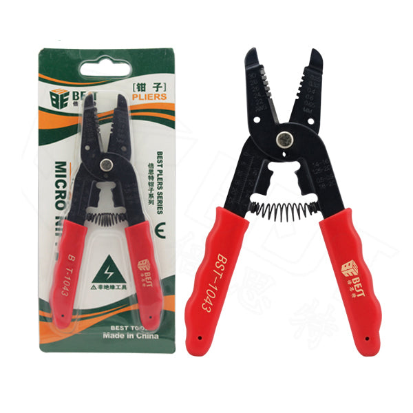 Best BST-1043 Multi Functional Wire Stripper and Cutter Plier Hand Tool