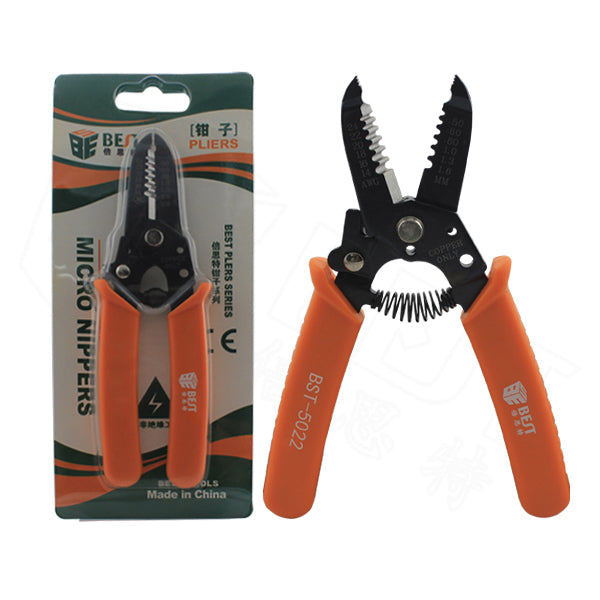 Best BST-5022 Professional Wire Stripper and Cutter Plier Hand Tool