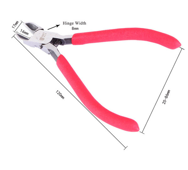 Uniqkart BST-3 Electronic Pliers Special Alloy Steel S58C Diagonal Pliers