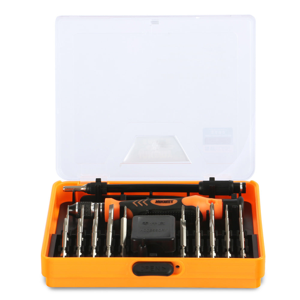 Jakemy JM-8133 23-in-1 Deep Screw Hole Screwdriver Set Repair Open Tools Demolition Kit