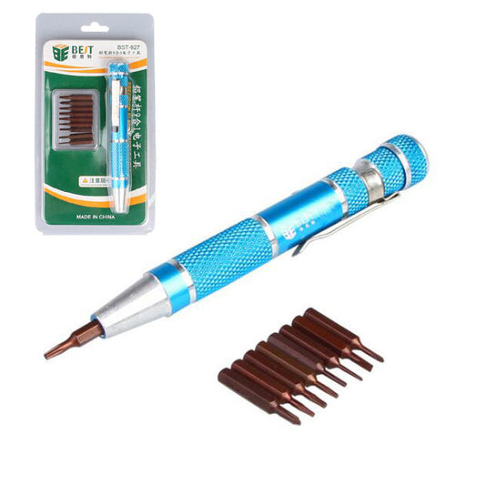 Uniqkart BST-927 9-in-1 Disassembly Screwdriver Repair Tool Set for iPhone Samsung Huawei Xiaomi Etc.
