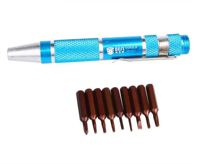 Uniqkart BST-927 9-in-1 Disassembly Screwdriver Repair Tool Set for iPhone Samsung Huawei Xiaomi Etc.