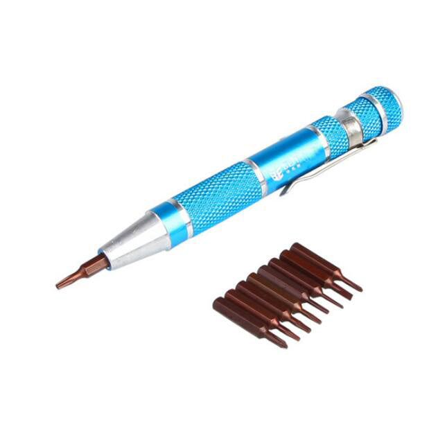 Uniqkart BST-927 9-in-1 Disassembly Screwdriver Repair Tool Set for iPhone Samsung Huawei Xiaomi Etc.