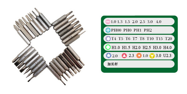 Uniqkart BST-8901 30 in 1 Multipurpose CR-V Screwdriver Repair Set Screwdriver Tool Kit for Phone PC Repair