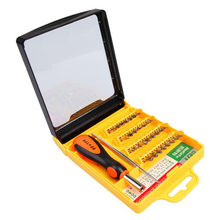 Uniqkart BST-8902 30 in 1 Multipurpose Repair CR-V Screwdriver Tweezer Set Tools Kit for Phone PC Repair