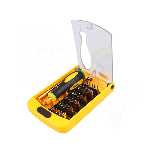 Uniqkart BST-888A 38 in 1 Interchangeable CR-V Bits Screwdriver Set Multipurpose Repair Tool Kit for Phones PCs