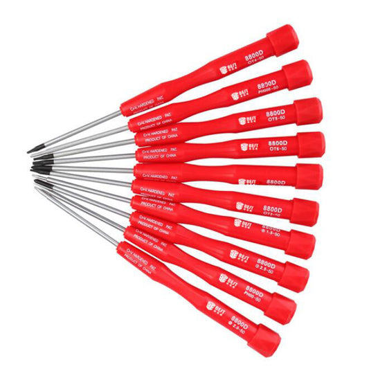 Uniqkart BST-8800D 10-in-1 Anti-slip Multi-purpose Precision Screwdriver Set Tool