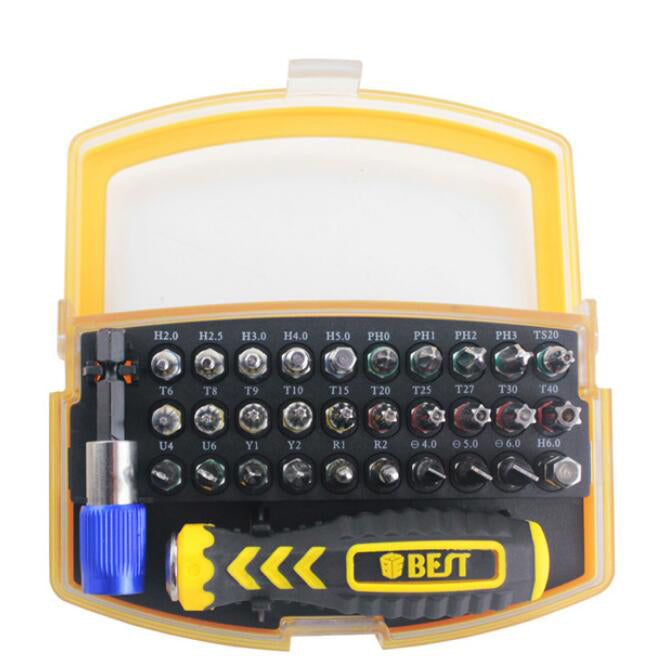 Uniqkart BST-2166A 32 in 1 Multi-functional Precision Screwdriver Set Repair Tool Kit