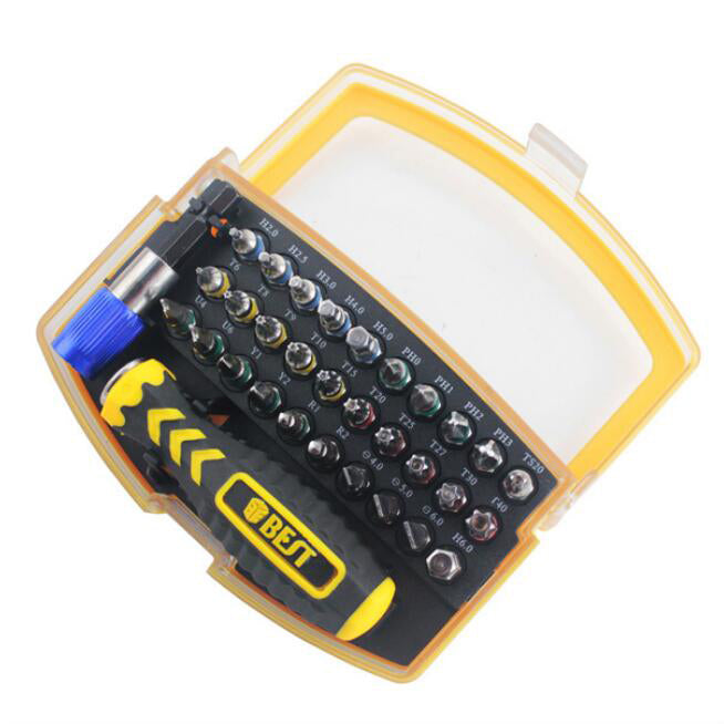 Uniqkart BST-2166A 32 in 1 Multi-functional Precision Screwdriver Set Repair Tool Kit