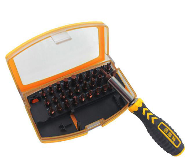 Uniqkart BST-2166B 32 in 1 Interchangeable Precise Manual Screwdriver Set Multipurpose Repair Tools Kit