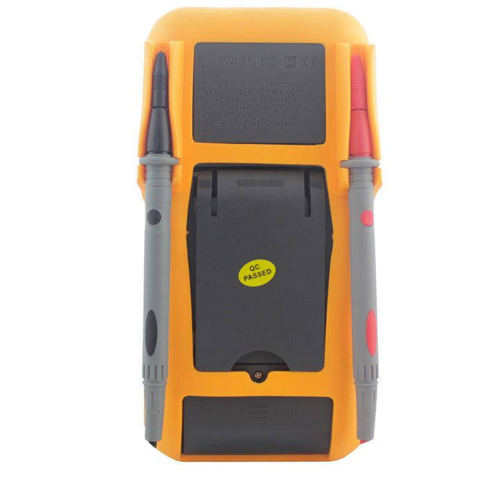 Uniqkart BST-890B+ LCD Digital Multimeter AC/DC Tester Measure Device - Black + Orange