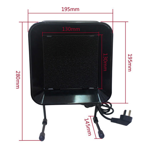 Uniqkart BST-493 Anti-static Low Noise 220V Soldering Smoke Absorber Air Filter Toxic Fumes Elimination Device - CN Plug