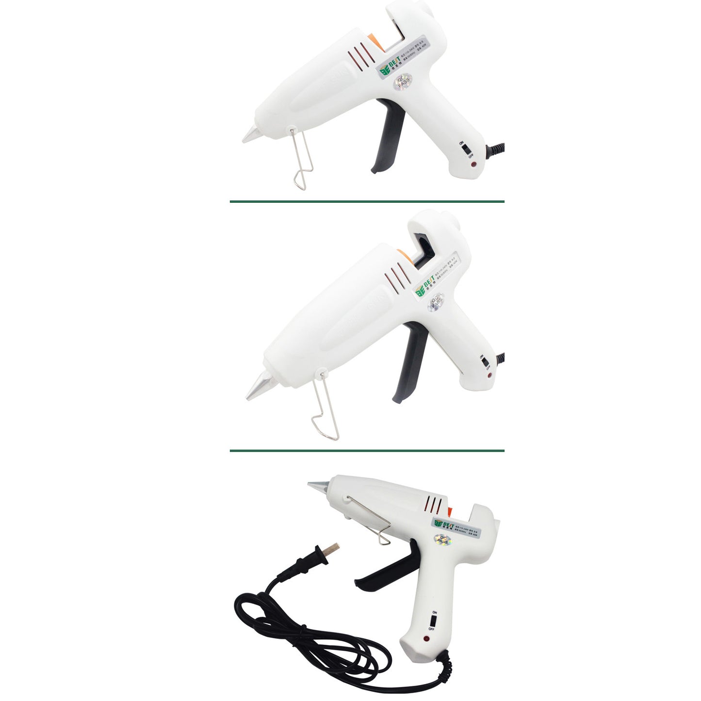 Best BST-B-B Professional Hot Melt Glue Gun Repair Tool with Electronic PTC Heating Technology - 60W