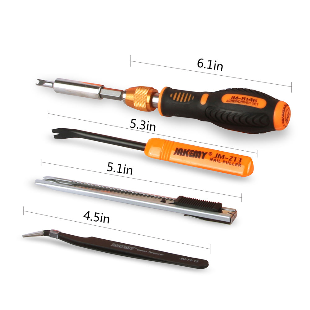 Jakemy JM-8146 47-in-1 Multifunctional Household Maintenance Screwdriver Set Toolkit