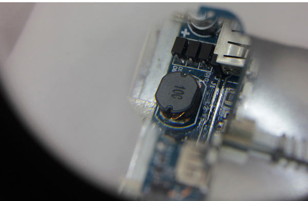 Uniqkart BST-208 Desk Table Lamp Illumination Magnifier Glass with 5X and 10X Zoom - 110V