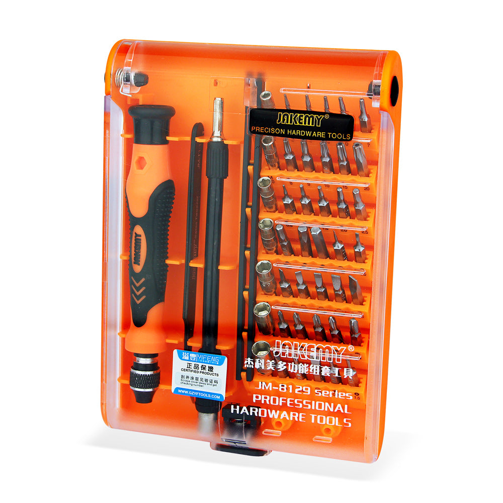 Jakemy JM-8129 45-In-1 Precision Screwdriver Set Hardware Tool for Cellphone Tablet Laptop