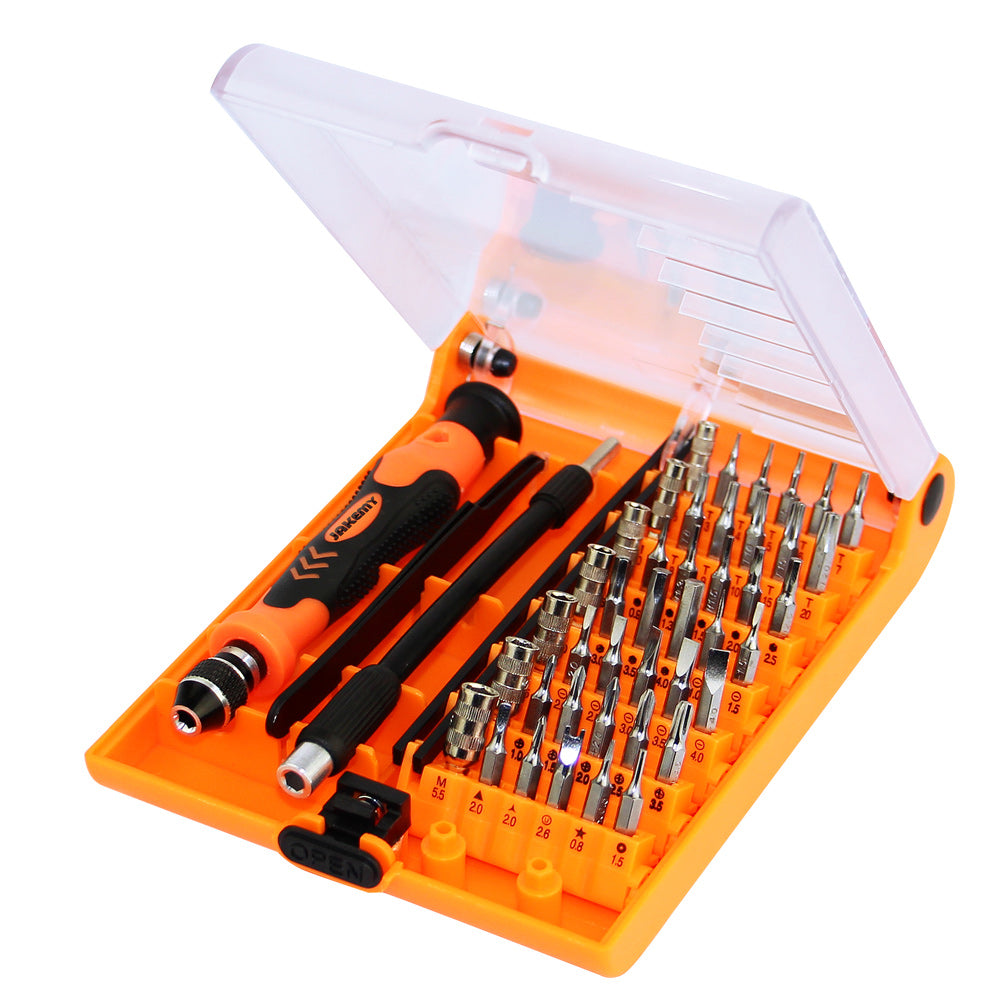 Jakemy JM-8129 45-In-1 Precision Screwdriver Set Hardware Tool for Cellphone Tablet Laptop